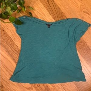 BR Teal Boatneck Shirt